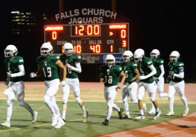 The Jaguars take the field against the Madison Warhawks on Feb. 22.