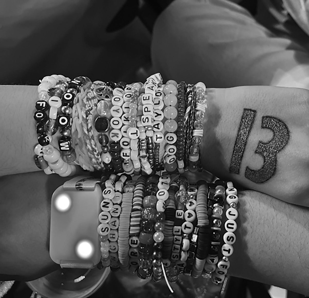 Swift fans have adopted trading Taylor-Swift-related bracelets with other fans at Eras Tour shows. The typically homemade bracelets mirror the communal joy of the fandom.
